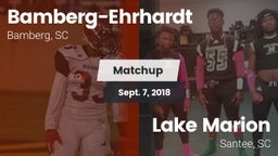 Matchup: Bamberg-Ehrhardt vs. Lake Marion  2018