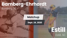 Matchup: Bamberg-Ehrhardt vs. Estill  2020