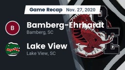 Recap: Bamberg-Ehrhardt  vs. Lake View  2020