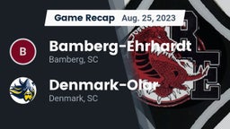Recap: Bamberg-Ehrhardt  vs. Denmark-Olar  2023