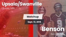 Matchup: Upsala/Swanville vs. Benson  2019