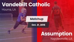 Matchup: Vandebilt Catholic vs. Assumption  2016