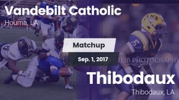Matchup: Vandebilt Catholic vs. Thibodaux  2017