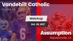 Matchup: Vandebilt Catholic vs. Assumption  2017