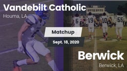 Matchup: Vandebilt Catholic vs. Berwick  2020