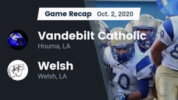 Recap: Vandebilt Catholic  vs. Welsh  2020