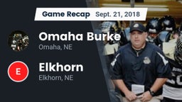 Recap: Omaha Burke  vs. Elkhorn  2018