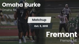 Matchup: Omaha Burke vs. Fremont  2018