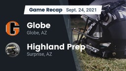 Recap: Globe  vs. Highland Prep   2021