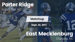 Matchup: Porter Ridge vs. East Mecklenburg  2017