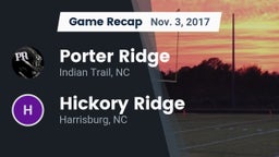 Recap: Porter Ridge  vs. Hickory Ridge  2017
