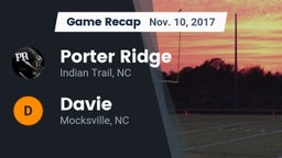 Recap: Porter Ridge  vs. Davie  2017