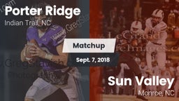Matchup: Porter Ridge vs. Sun Valley  2018
