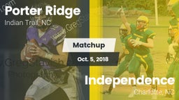 Matchup: Porter Ridge vs. Independence  2018