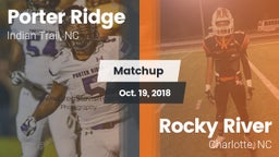 Matchup: Porter Ridge vs. Rocky River  2018