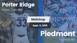 Matchup: Porter Ridge vs. Piedmont  2019