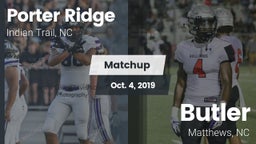 Matchup: Porter Ridge vs. Butler  2019