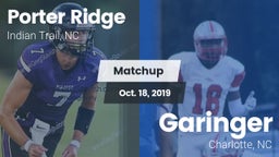 Matchup: Porter Ridge vs. Garinger  2019