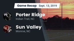 Recap: Porter Ridge  vs. Sun Valley  2019