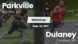 Matchup: Parkville vs. Dulaney  2017