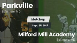 Matchup: Parkville vs. Milford Mill Academy  2017