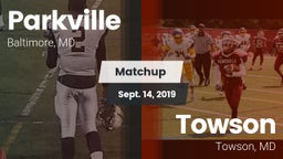 Matchup: Parkville vs. Towson  2019