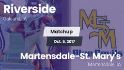 Matchup: Riverside vs. Martensdale-St. Mary's  2017