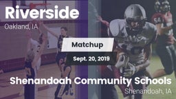 Matchup: Riverside vs. Shenandoah Community Schools 2019