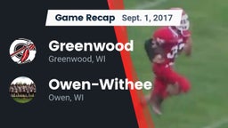 Recap: Greenwood  vs. Owen-Withee  2017