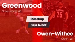 Matchup: Greenwood vs. Owen-Withee  2019