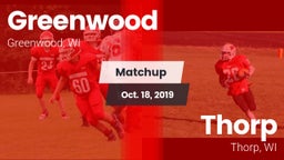 Matchup: Greenwood vs. Thorp  2019