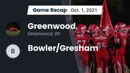 Recap: Greenwood  vs. Bowler/Gresham 2021