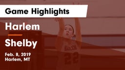 Harlem  vs Shelby  Game Highlights - Feb. 8, 2019