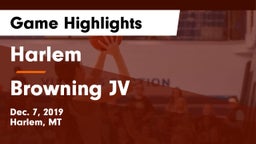 Harlem  vs Browning JV Game Highlights - Dec. 7, 2019