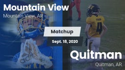 Matchup: Mountain View vs. Quitman  2020