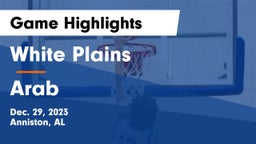 White Plains  vs Arab  Game Highlights - Dec. 29, 2023