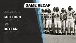 Recap: Guilford  vs. Boylan  2016