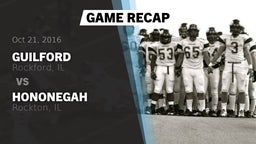 Recap: Guilford  vs. Hononegah  2016