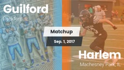 Matchup: Guilford vs. Harlem  2017
