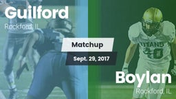 Matchup: Guilford vs. Boylan  2017