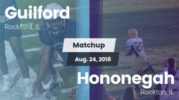 Matchup: Guilford vs. Hononegah  2018