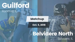 Matchup: Guilford vs. Belvidere North  2018