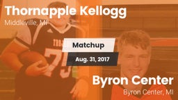 Matchup: Thornapple Kellogg vs. Byron Center  2017