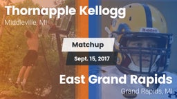 Matchup: Thornapple Kellogg vs. East Grand Rapids  2017