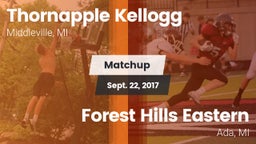 Matchup: Thornapple Kellogg vs. Forest Hills Eastern  2017