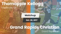 Matchup: Thornapple Kellogg vs. Grand Rapids Christian  2017