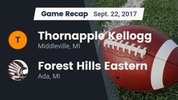 Recap: Thornapple Kellogg  vs. Forest Hills Eastern  2017