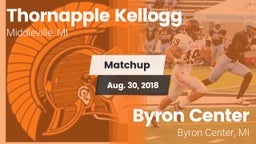 Matchup: Thornapple Kellogg vs. Byron Center  2018