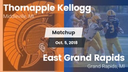 Matchup: Thornapple Kellogg vs. East Grand Rapids  2018
