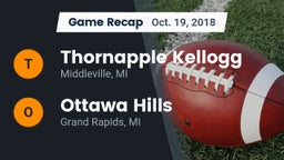 Recap: Thornapple Kellogg  vs. Ottawa Hills  2018